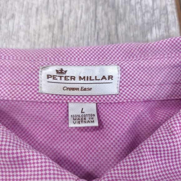 Peter Millar Pink Casual Button Down Shirt - Picture 5 of 9